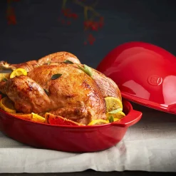 Best Red Chicken Brick Cooker, 9 Litre French Ingredients|Pots & Pans