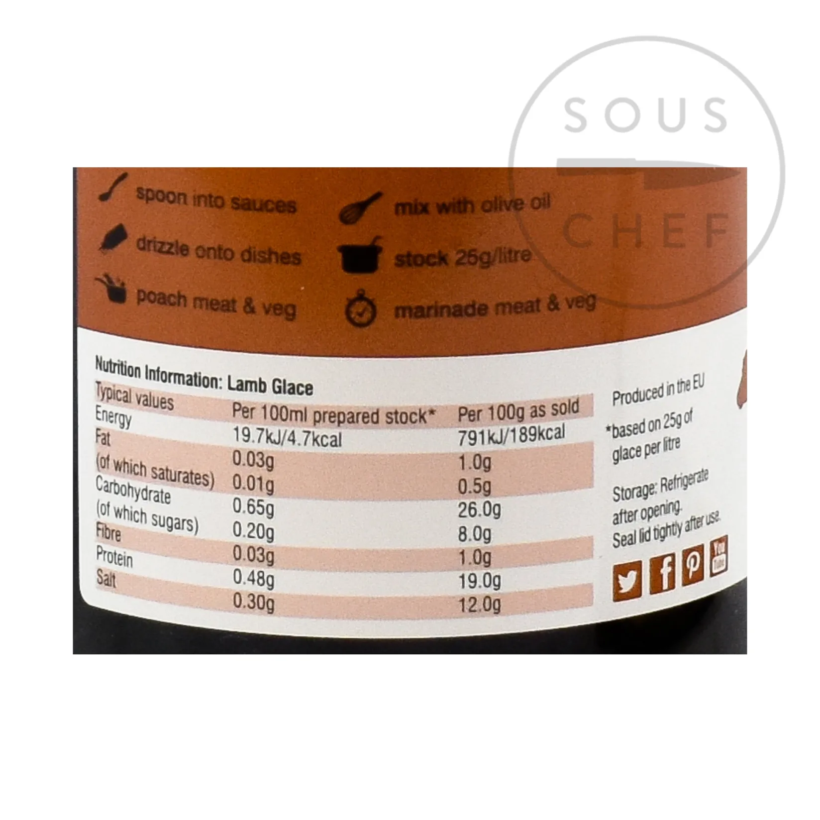 Sale Lamb Glace, 600g Made In The Uk|French Ingredients