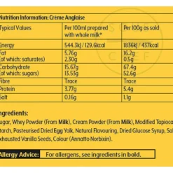 Sweet Creme Anglaise Sauce, 1.02kg Ingredients Brands|Sauces & Condiments