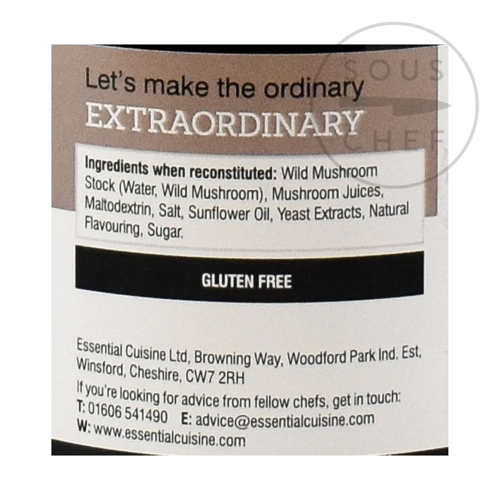 Hot Wild Mushroom Glace, 600g Ingredients Brands|French Ingredients