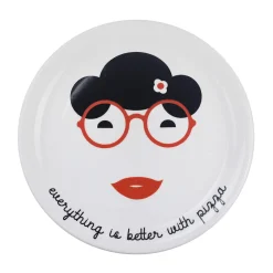 Sale Everything Is Better With Pizza Pizza Plate, 31cm Italian Ingredients|Plates