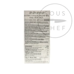 Clearance Extra Virgin Olive Oil & Sea Salt Crackers, 125g Made In The Uk|Snacks
