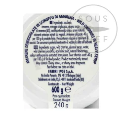 Discount Amarena Cherries in Syrup - Opaline Jar, 600g Italian Ingredients|Baking Ingredients