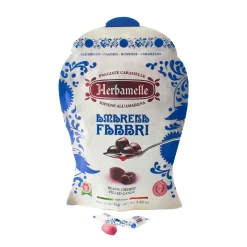 Clearance Herbamelle Amarena Cherry Sweets, 75g Italian Ingredients|Chocolate & Sweets