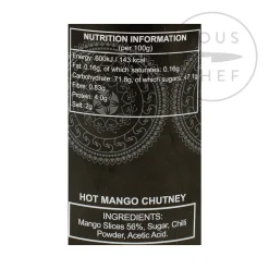 Best ' Hot Mango Chutney, 440g Ingredients Brands|Indian Ingredients