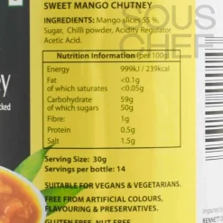 Online ' Sweet Mango Chutney, 440g Indian Ingredients|Sauces & Condiments