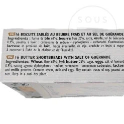 New Butter Shortbread With Guerande Sea Salt, 130g Ingredients Brands|Chocolate & Sweets