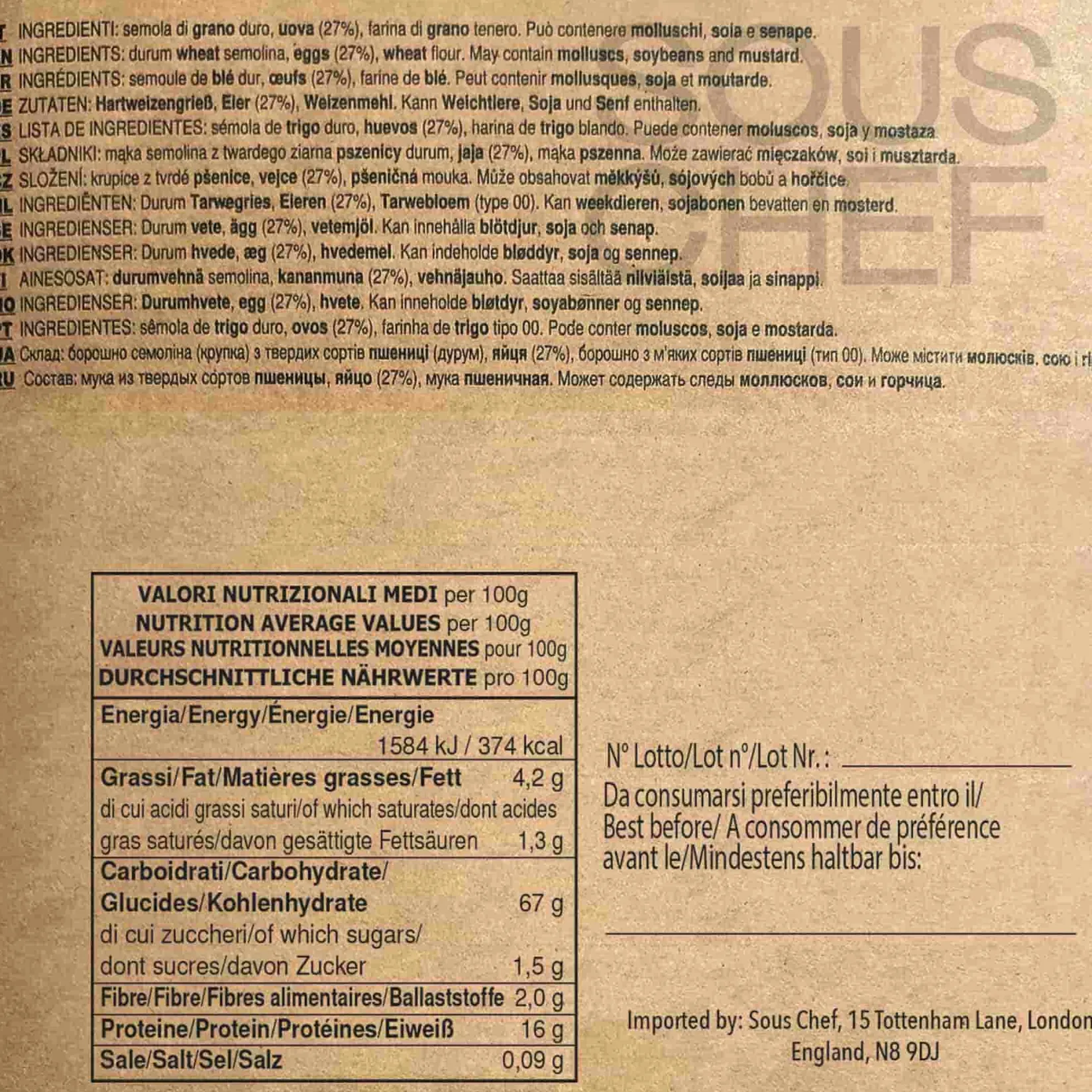 Sale Nidi Tagliatelle Pasta, 500g Ingredients Brands|Italian Ingredients