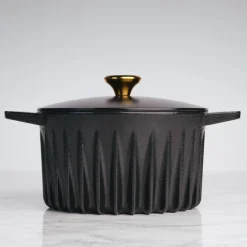 Black Cast Iron Dutch Oven, 26cm French Ingredients|Pots & Pans