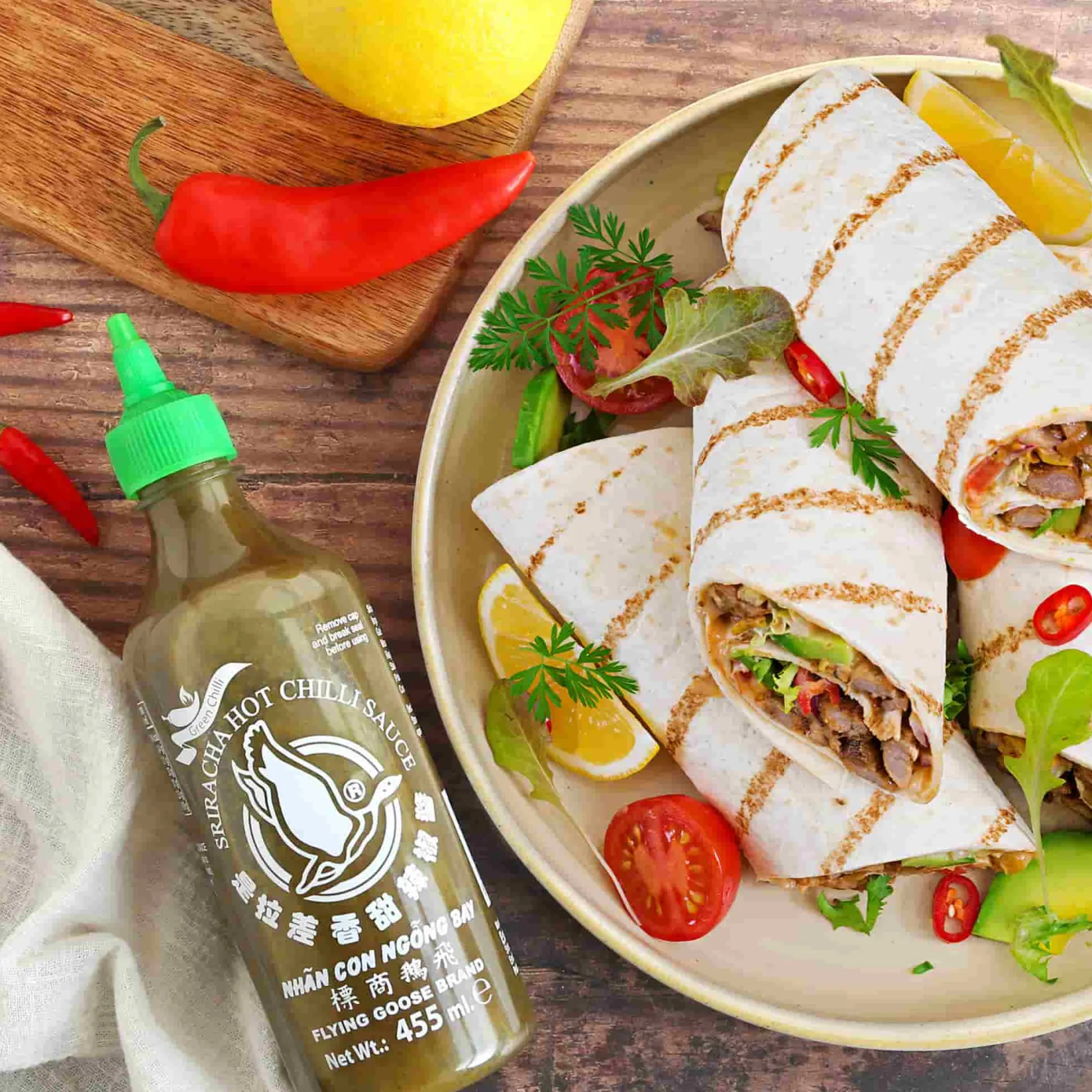 Discount Green Sriracha, 455ml Ingredients Brands|Southeast Asian Ingredients