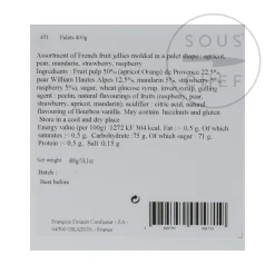 Fruit Jellies, 400g Ingredients Brands|French Ingredients