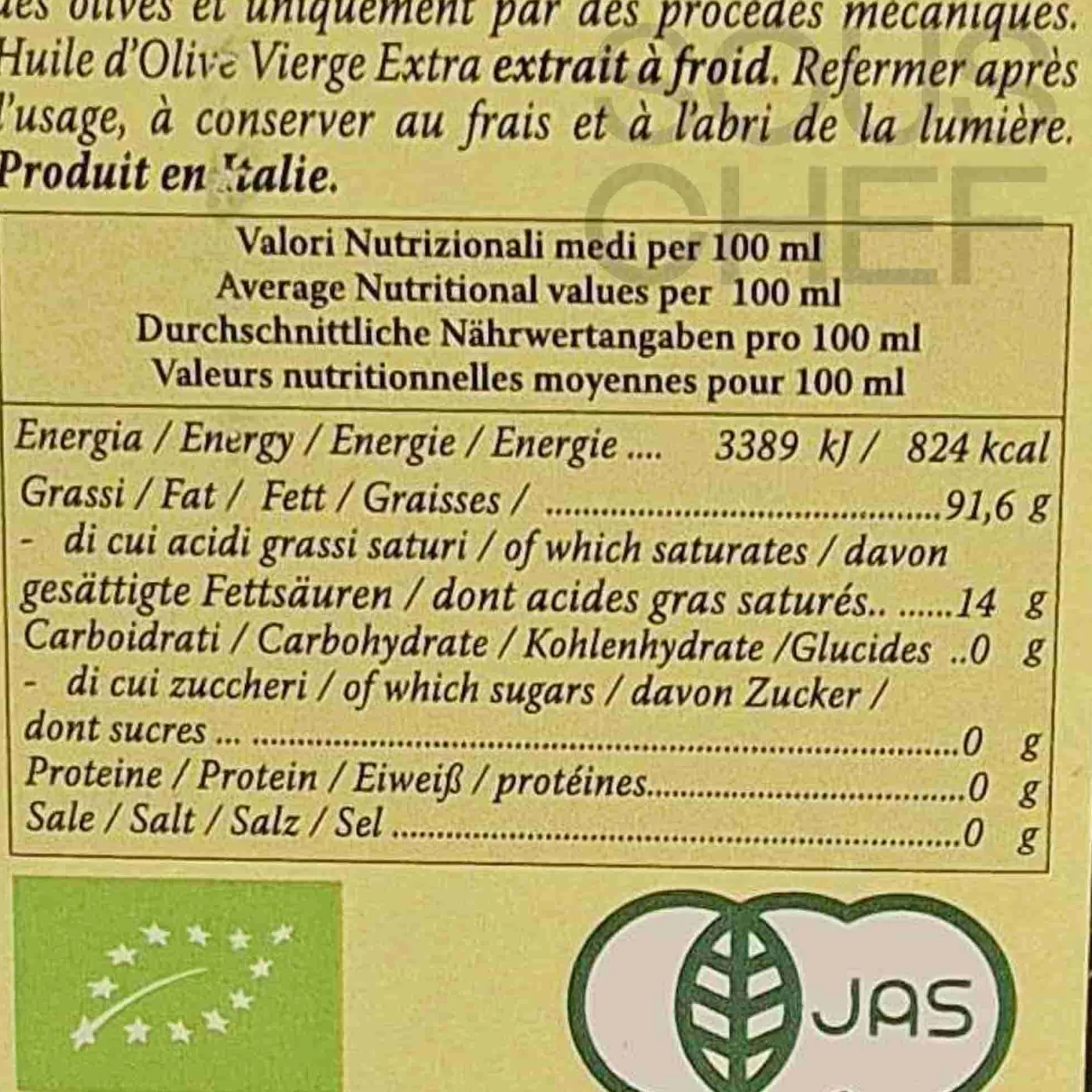 Outlet Primo Organic Extra Virgin Olive Oil, 500ml Italian Ingredients|Oil, Vinegar & Dressings