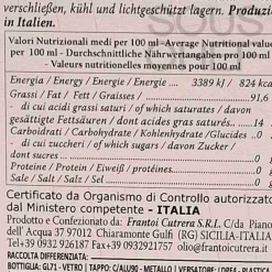 Online Tonda Iblea Monocultivar PGI Extra Virgin Olive Oil, 500ml Ingredients Brands|Italian Ingredients