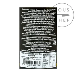 Aromatic Garlic Extra Virgin Olive Oil, 200ml Ingredients Brands|Italian Ingredients
