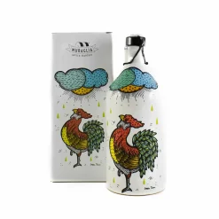 New Intense Fruity Extra Virgin Olive Oil in Rooster Terracotta Bottle, 500ml Ingredients Brands|Italian Ingredients