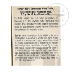 New Freeze-Dried Alba White Truffle, 2.5g Ingredients Brands|Italian Ingredients