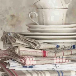New French Linen Tea Towel - EGR Rouge French Ingredients|Kitchen Textiles & Clothing