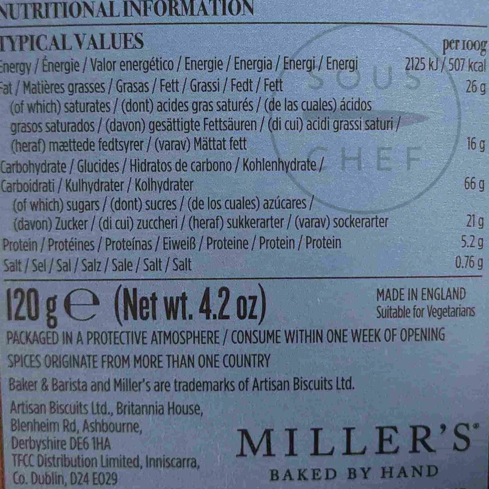 Clearance French Spiced Caramel Biscuits, 120g Cakes & Bakery|Ingredients Brands