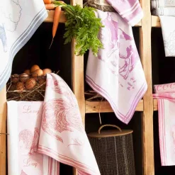 French Tea Towel - St Remy Lavande French Ingredients|Kitchen Textiles & Clothing