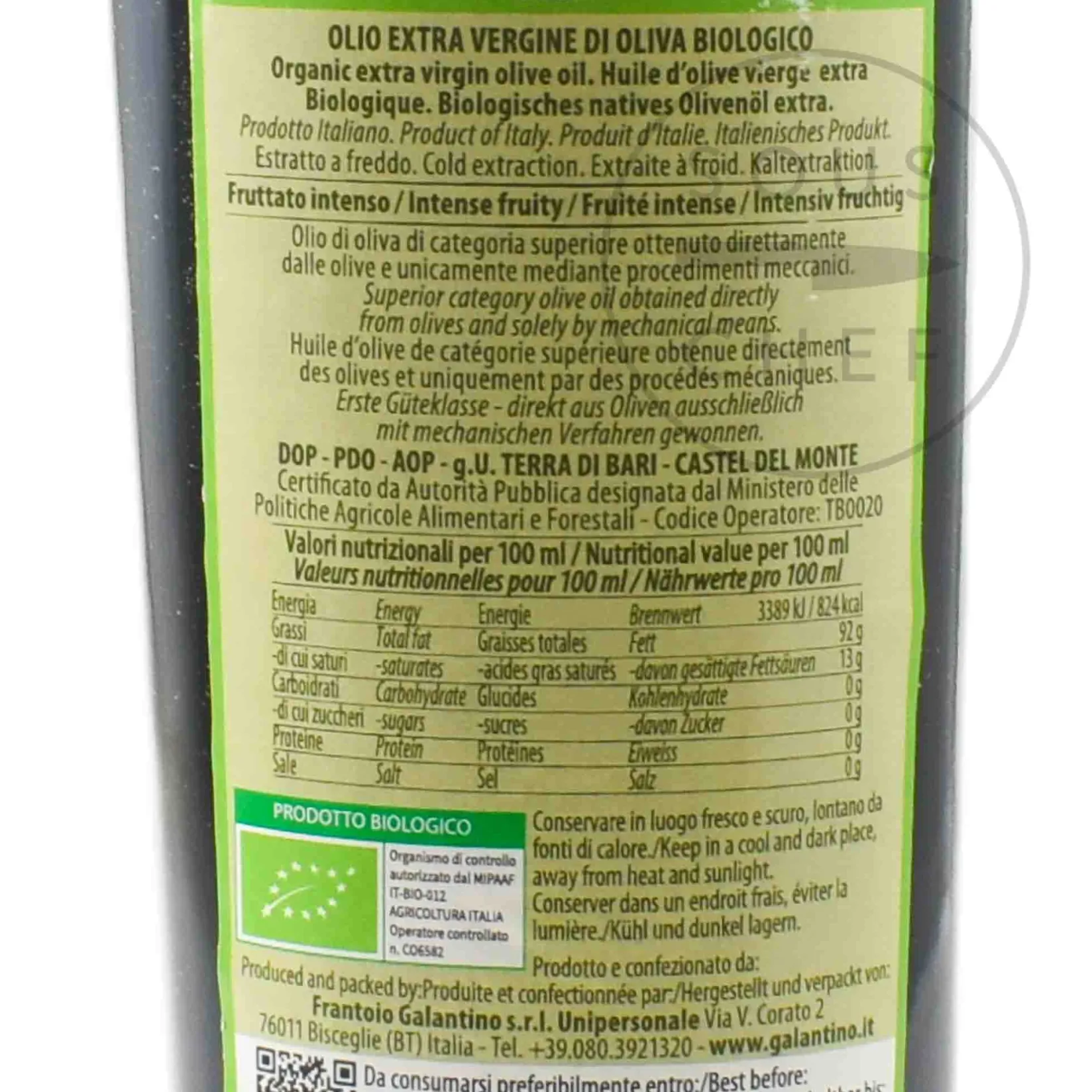 Hot DOP Monet Organic Extra Virgin Olive Oil, 500ml Ingredients Brands|Oil, Vinegar & Dressings