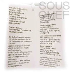 Sale Puglian Extra Virgin Olive Oil in Orange Stripe Glass Bottle, 500ml Ingredients Brands|Italian Ingredients