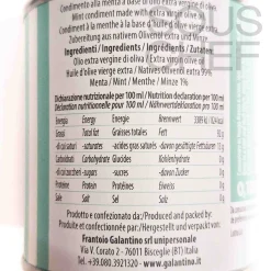 Hot Puglian Mint Extra Virgin Olive Oil, 100ml Ingredients Brands|Italian Ingredients