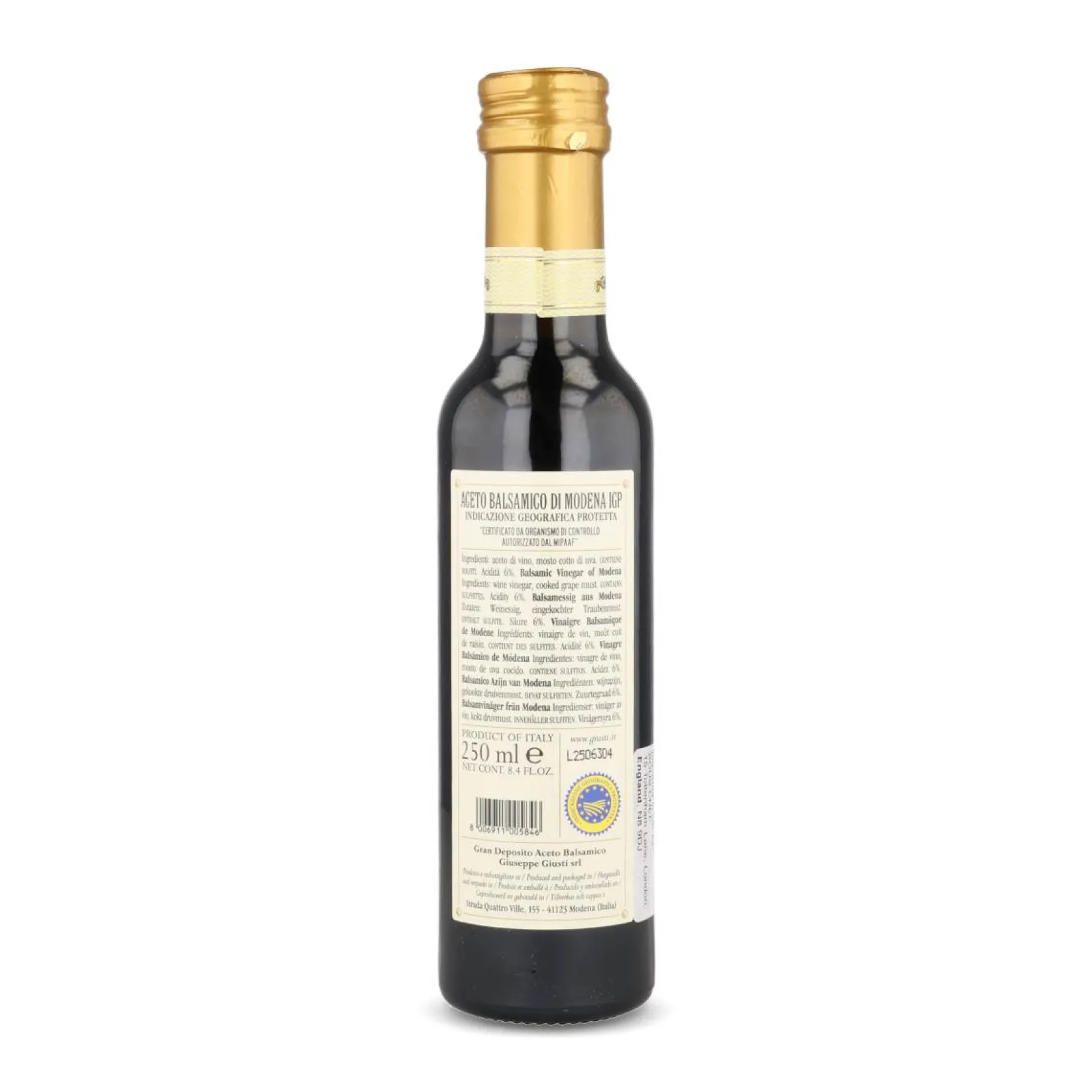 Discount Giusti Balsamic Vinegar of Modena IGP Italian Ingredients|Oil, Vinegar & Dressings