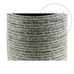 New Giusti Infused Balsamic Vinegar Collection - Truffle, Fig & Raspberry Ingredients Brands|Italian Ingredients