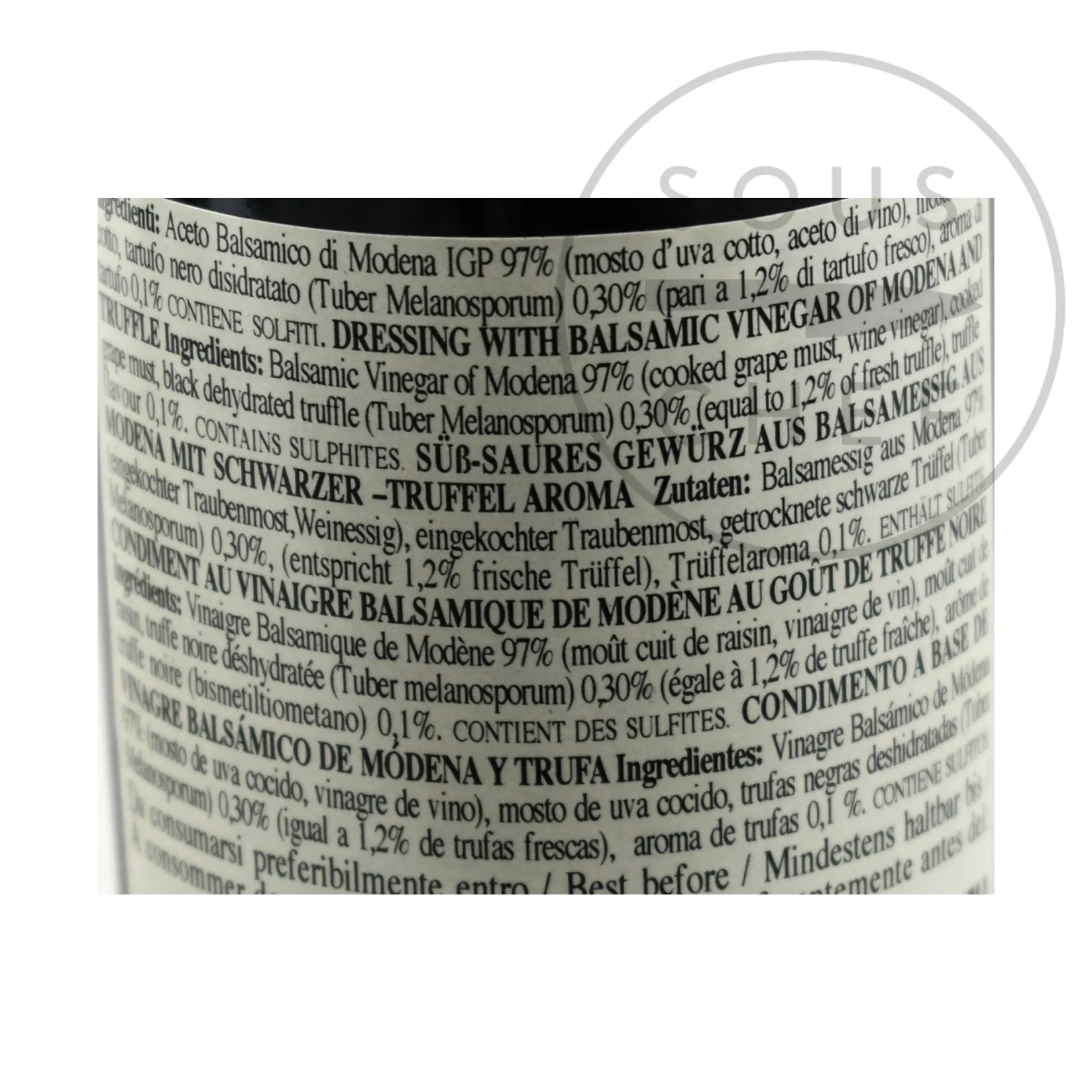 New Giusti Infused Balsamic Vinegar Collection - Truffle, Fig & Raspberry Ingredients Brands|Italian Ingredients