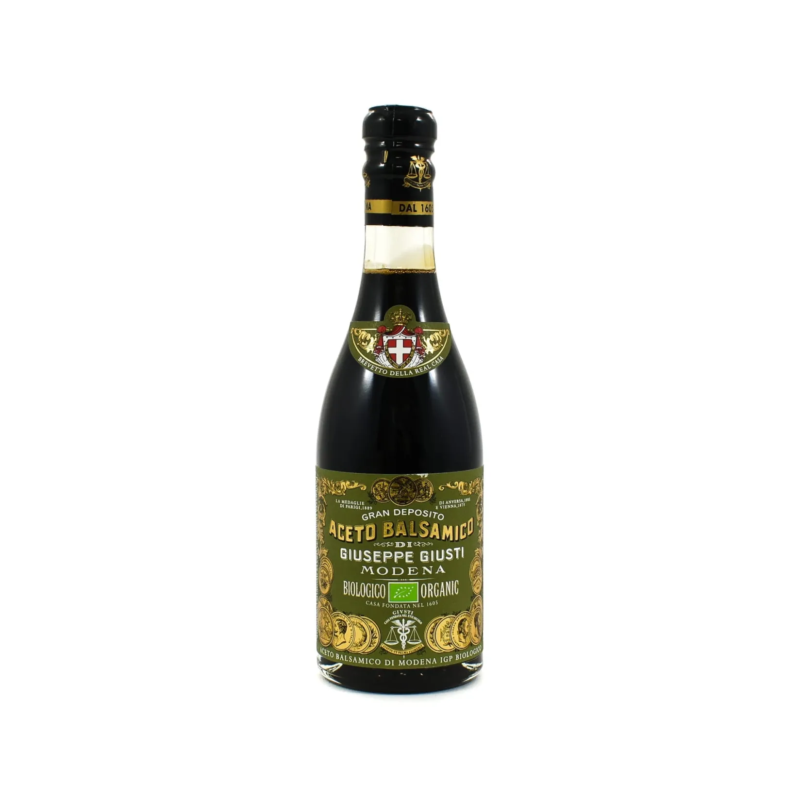 Clearance Giusti Organic 3 Gold Medal Balsamic Vinegar 12 Year Aged, 250ml Ingredients Brands|Italian Ingredients