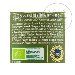 Clearance Giusti Organic 3 Gold Medal Balsamic Vinegar 12 Year Aged, 250ml Ingredients Brands|Italian Ingredients