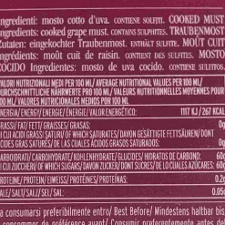 Best Giusti Saba Cooked Grape Must, 250ml Italian Ingredients|Sauces & Condiments