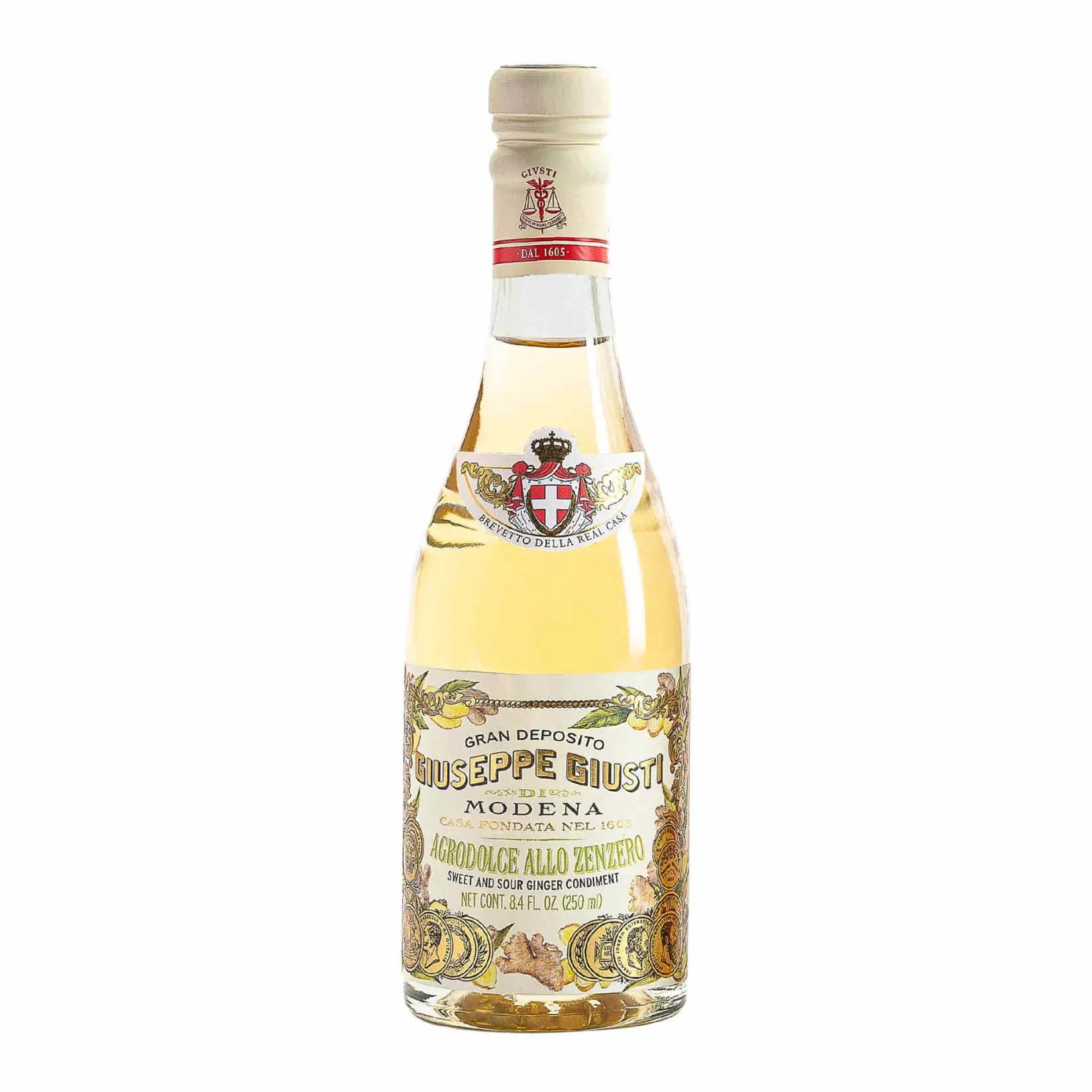 New Giusti Sweet and Sour Ginger Condiment, 250ml Ingredients Brands|Italian Ingredients