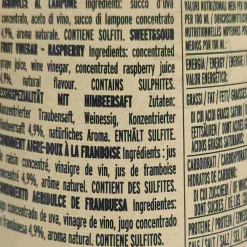 Giusti Sweet and Sour Raspberry Condiment, 250ml Ingredients Brands|Italian Ingredients