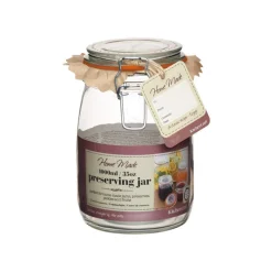 Outlet Glass Preserving Jar, 1000ml Pickling, Preserving & Fermenting Jars