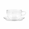 Hot Glass Teacup & Saucer, 400ml Tableware Brands|Crockery & Dinnerware