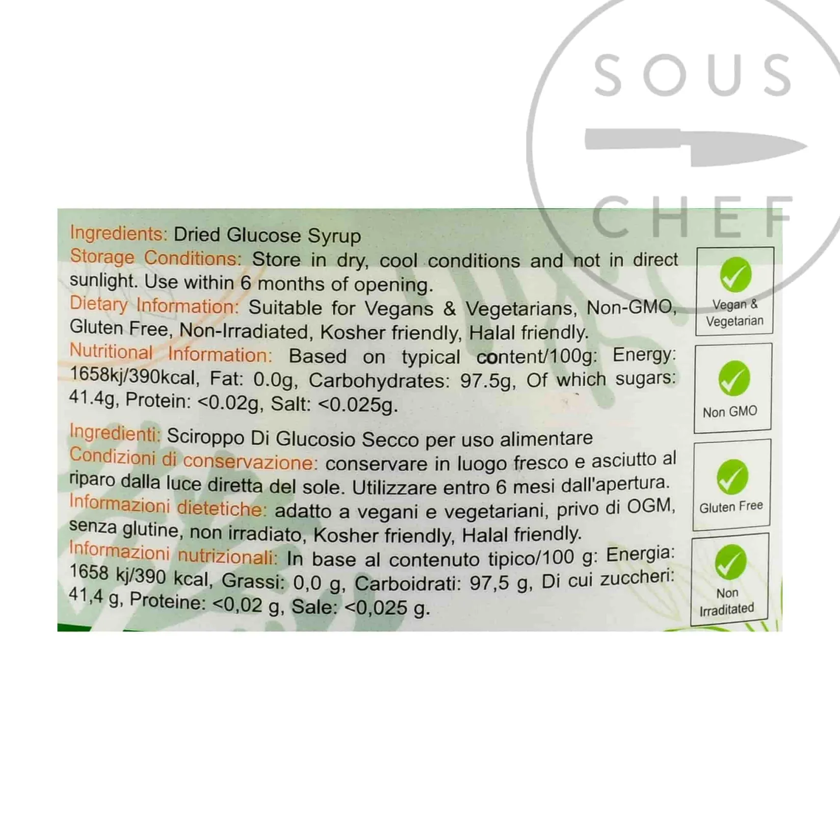 Clearance Glucose Powder, 1kg Ingredients Brands|Baking Ingredients