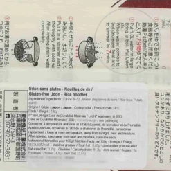 Online Gluten-Free Udon Rice Noodles, 142g Ingredients Brands|Japanese Ingredients