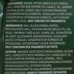 Clearance Gordal Olives with Roasted Pepper and Smoked Paprika, 580ml Ingredients Brands|Spanish Ingredients