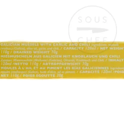 Best Gourmet Mussels in a Spicy Garlic Sauce, 111g Spanish Ingredients|Tinned Fish & Seafood