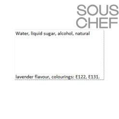 Clearance Lavender Liqueur 15V, 500ml Ingredients Brands|Drinks