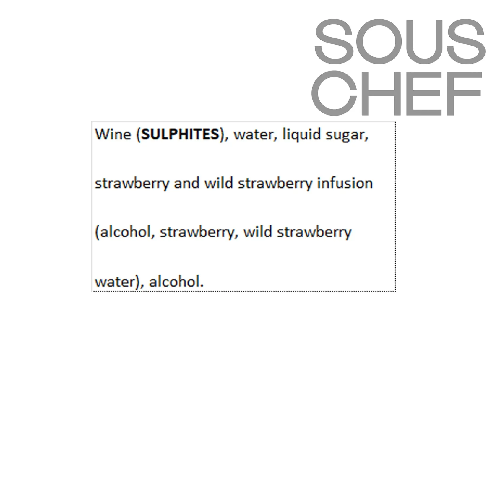 Sale Wild Strawberry Aperitif 15V, 500ml Ingredients Brands|Drinks