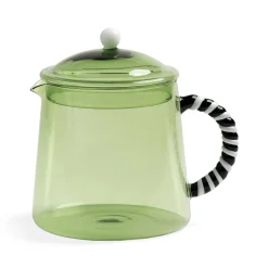 Discount Green Glass Teapot, 1 Litre Tableware Brands