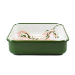 Online Green Marble Enamel Square Roasting & Serving Dish, 22cm Baking Supplies & Equipment