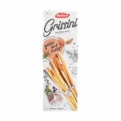 Grissini Garlic & Herbs Breadsticks, 125g Ingredients Brands|Snacks