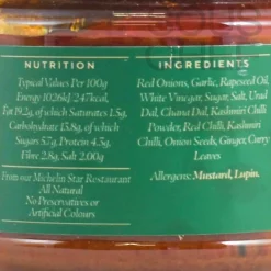 Sale Tandoori Onion Chutney, 220ml Ingredients Brands|Indian Ingredients