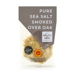 Sale Halen Mon Oak Smoked Sea Salt, 100g Ingredients Brands|Made In The Uk