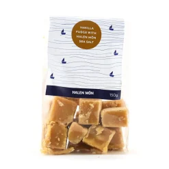 New Halen Mon Salted Vanilla Fudge, 150g Ingredients Brands|Made In The Uk