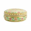 Clearance Hand Painted Single Tier White Tiffin Tin, 300ml Indian Ingredients|Food Storage & Containers