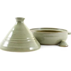 Discount Handmade Glazed Stoneware Tagine, 23cm Middle Eastern Ingredients|African Ingredients